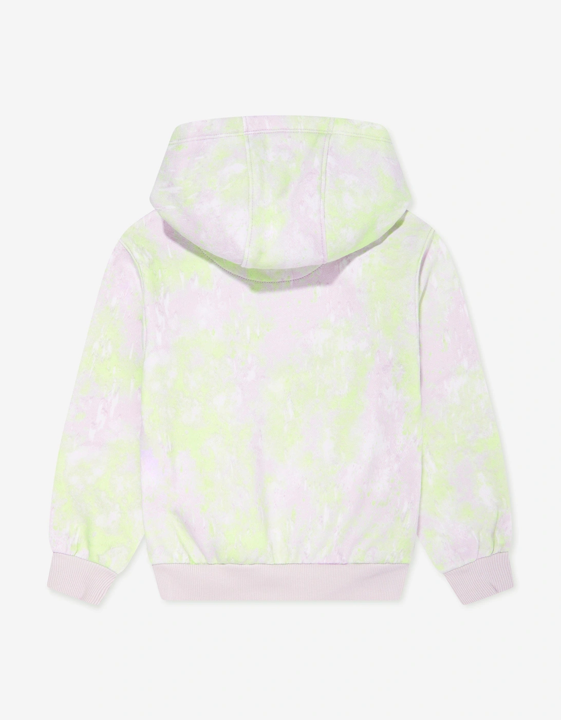 Girls Printed Club Hoodie in Purple