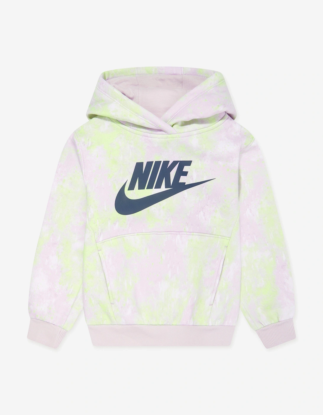 Girls Printed Club Hoodie in Purple, 5 of 4