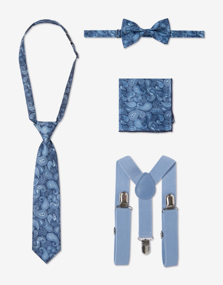 Boys 7 Piece Suit Set in Blue
