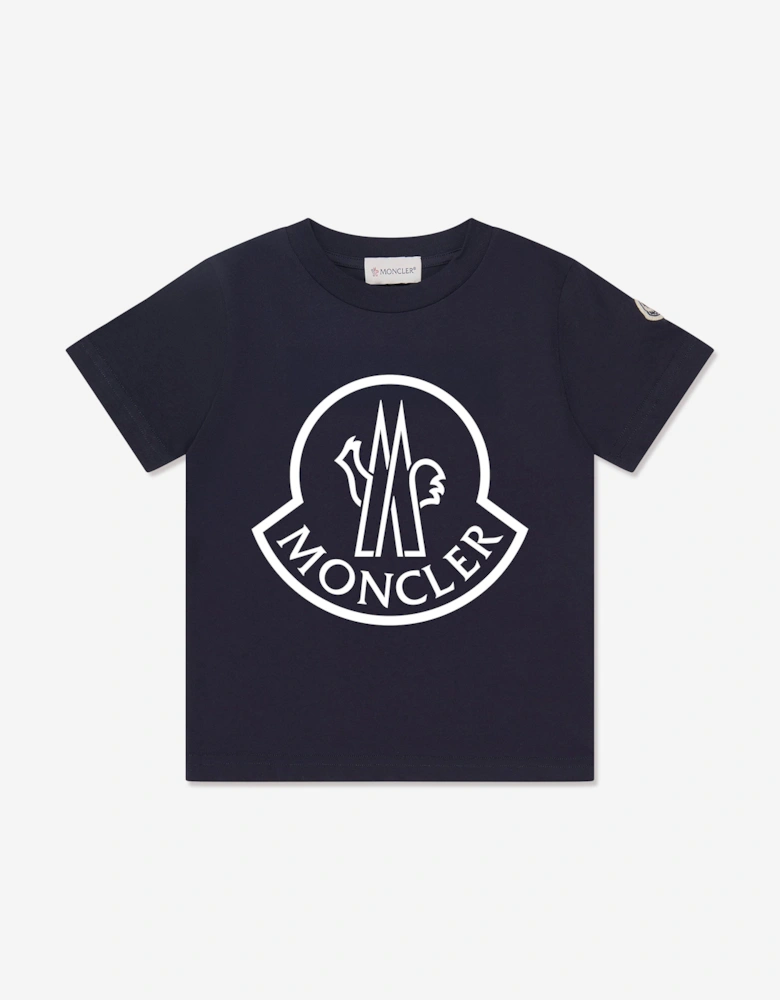 Enfant Girls Logo T-Shirt in Navy