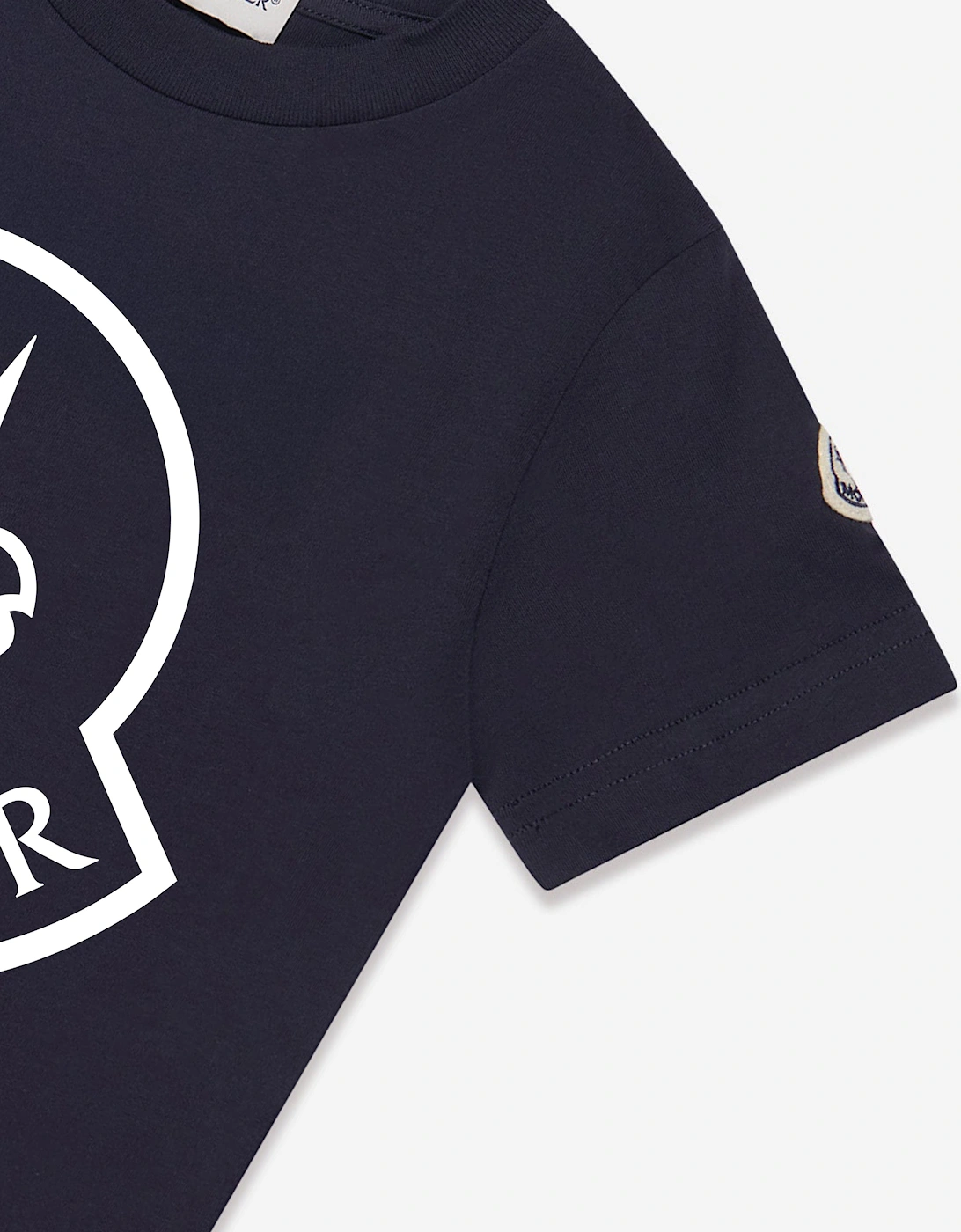 Enfant Girls Logo T-Shirt in Navy