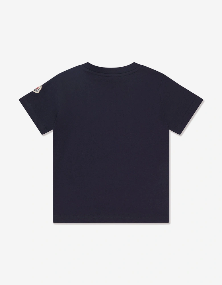 Enfant Girls Logo T-Shirt in Navy