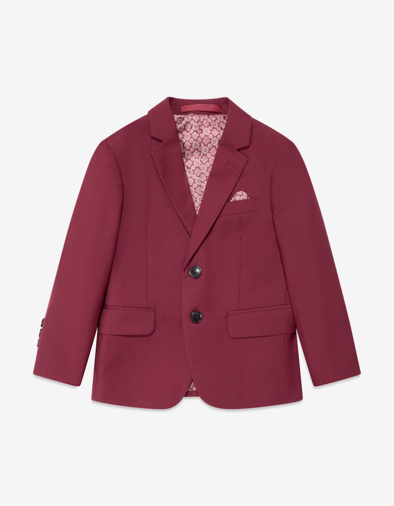Boys 7 Piece Suit Set in Red