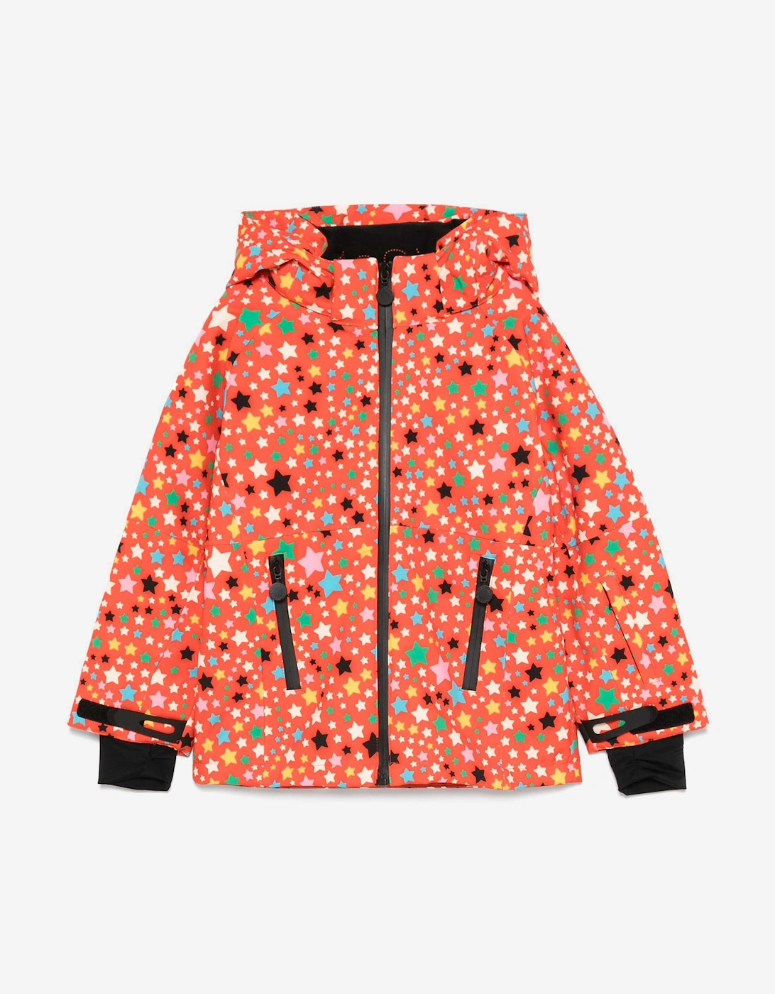 Girls Star Ski Jacket in Red, 5 of 4