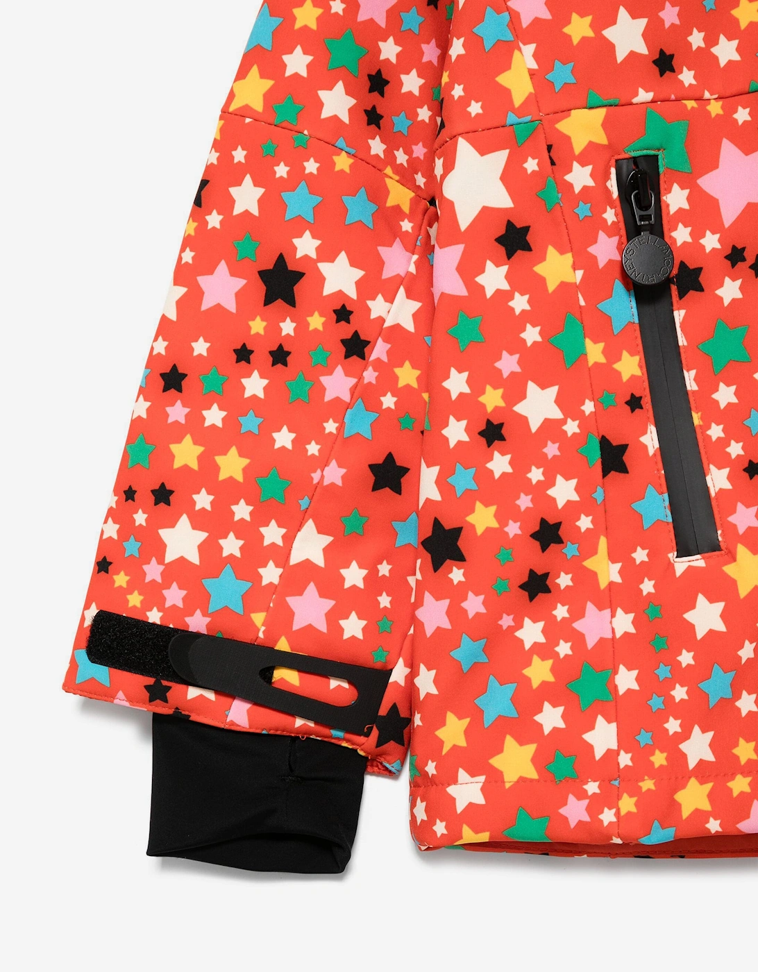Girls Star Ski Jacket in Red