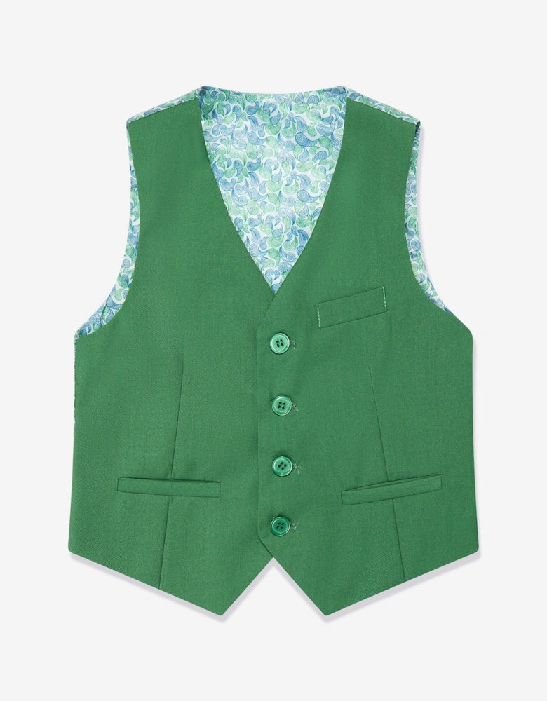 Boys 7 Piece Suit Set in Green