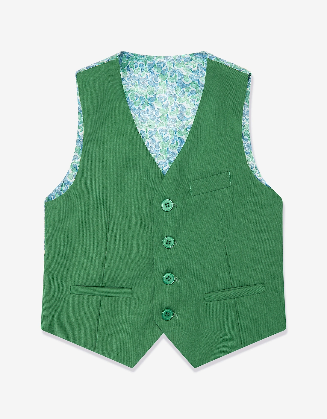 Boys 7 Piece Suit Set in Green