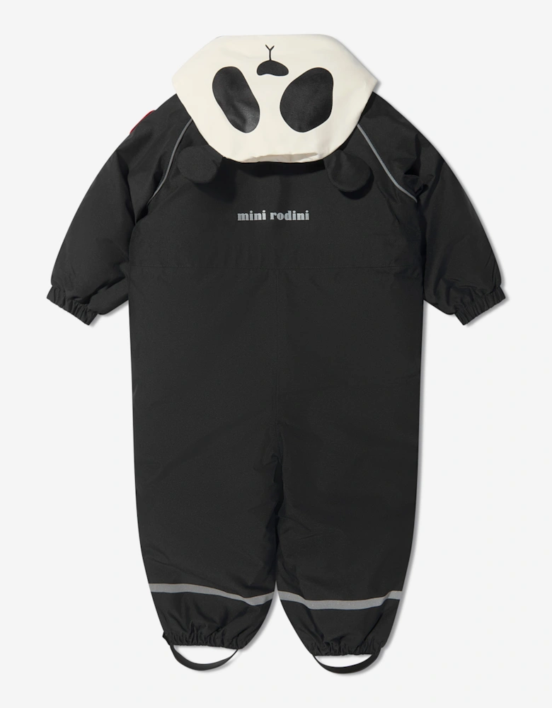 Baby Alaska Panda Snowsuit in Black