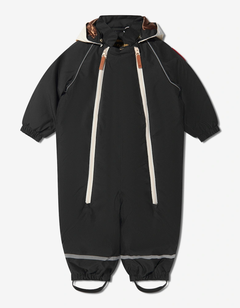 Baby Alaska Panda Snowsuit in Black
