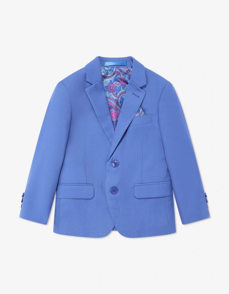 Boys 7 Piece Suit Set in Blue