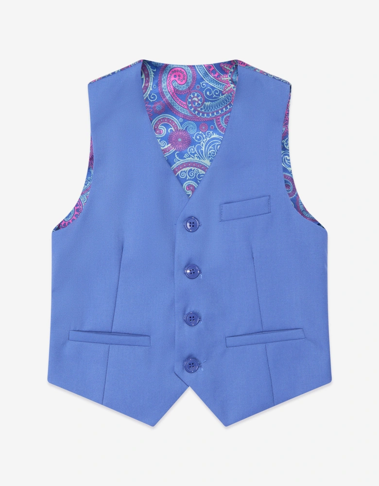 Boys 7 Piece Suit Set in Blue
