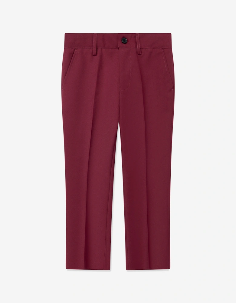 Boys 7 Piece Suit Set in Red