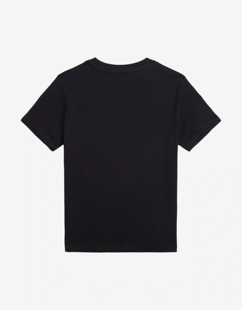 Boys Logo T-Shirt in Black