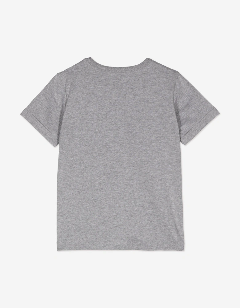Girls Tassel Star T-Shirt in Grey