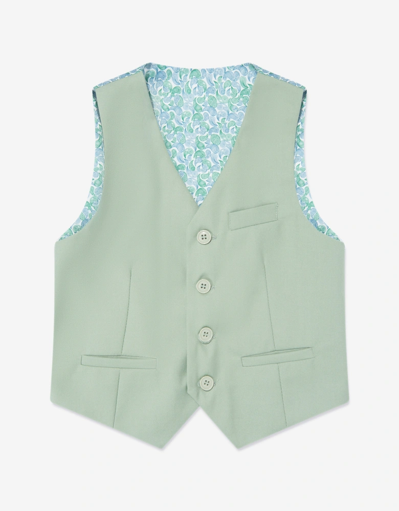 Boys 7 Piece Suit Set in Green