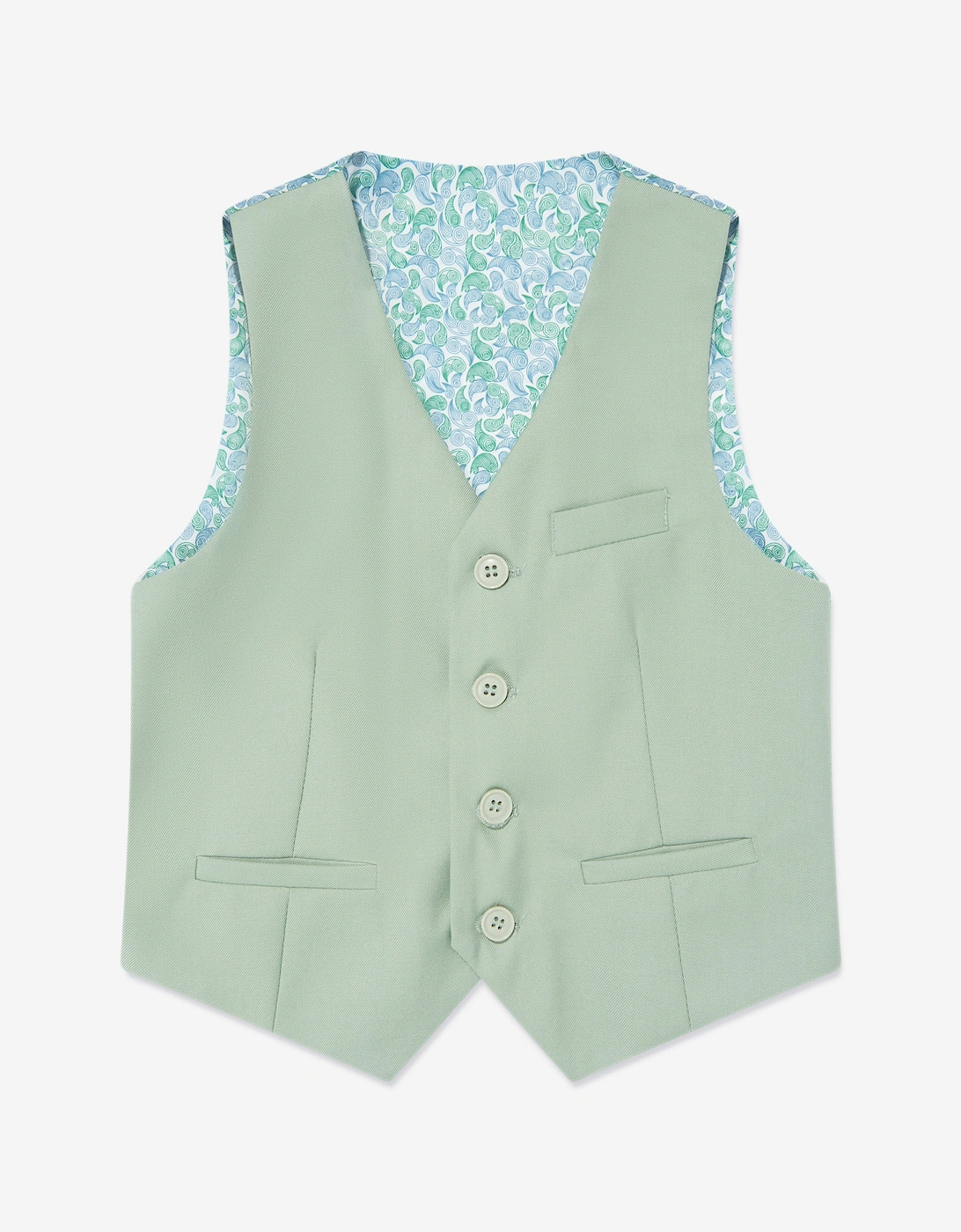 Boys 7 Piece Suit Set in Green