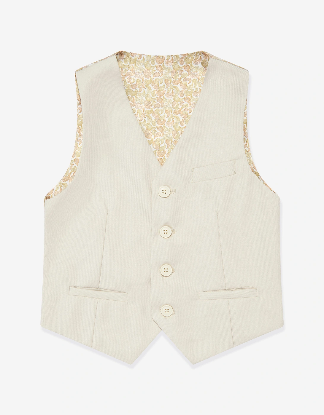 Boys 7 Piece Suit Set in Beige