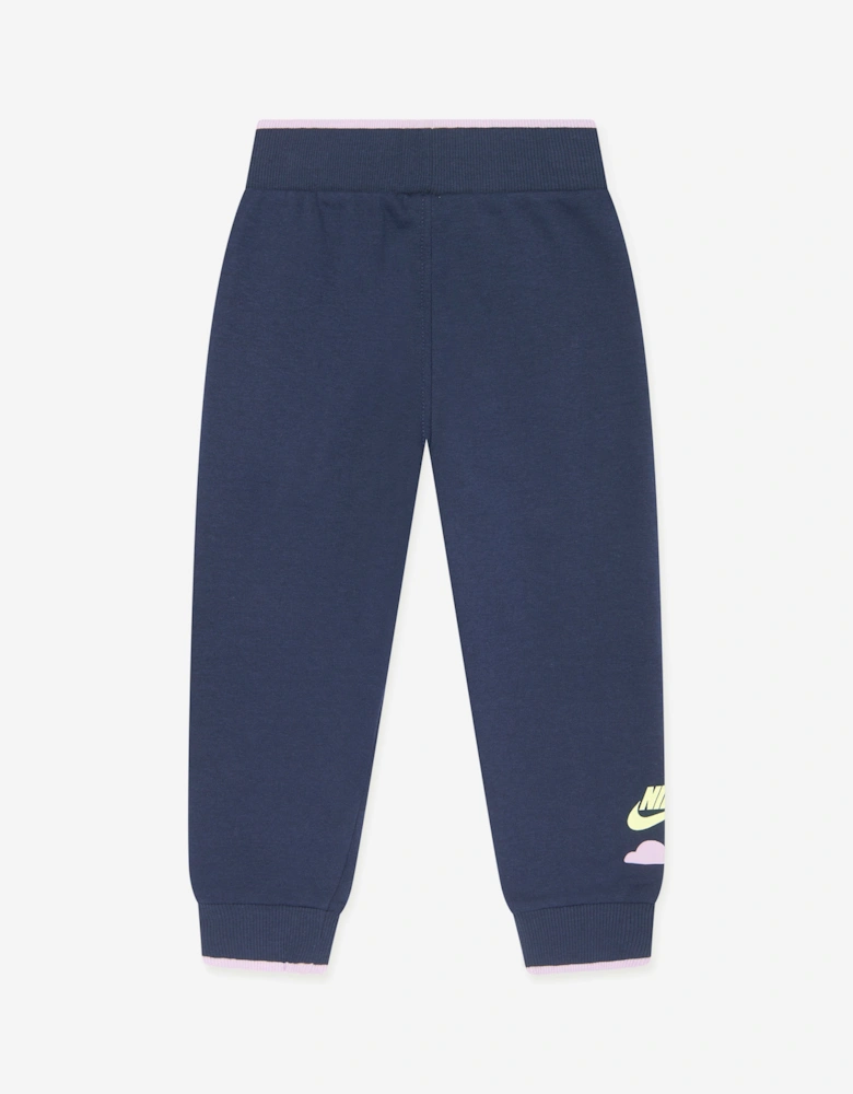 Girls Sweet Swoosh Joggers in Navy