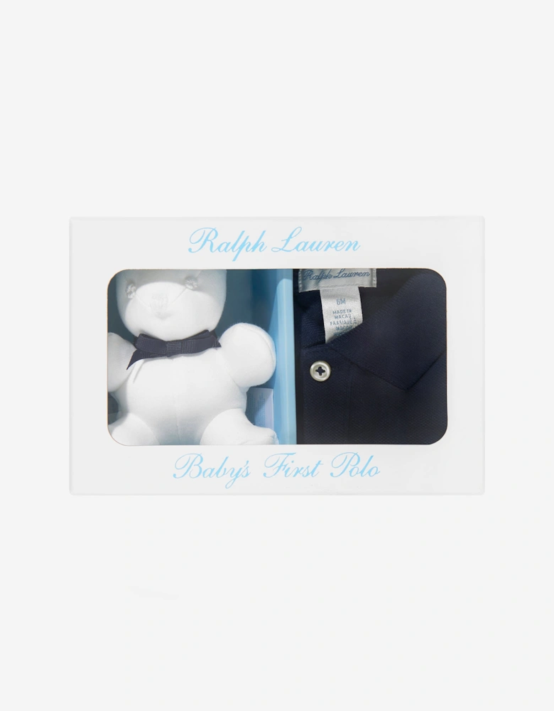 Baby Boys My 1st Polo Gift Set in Navy