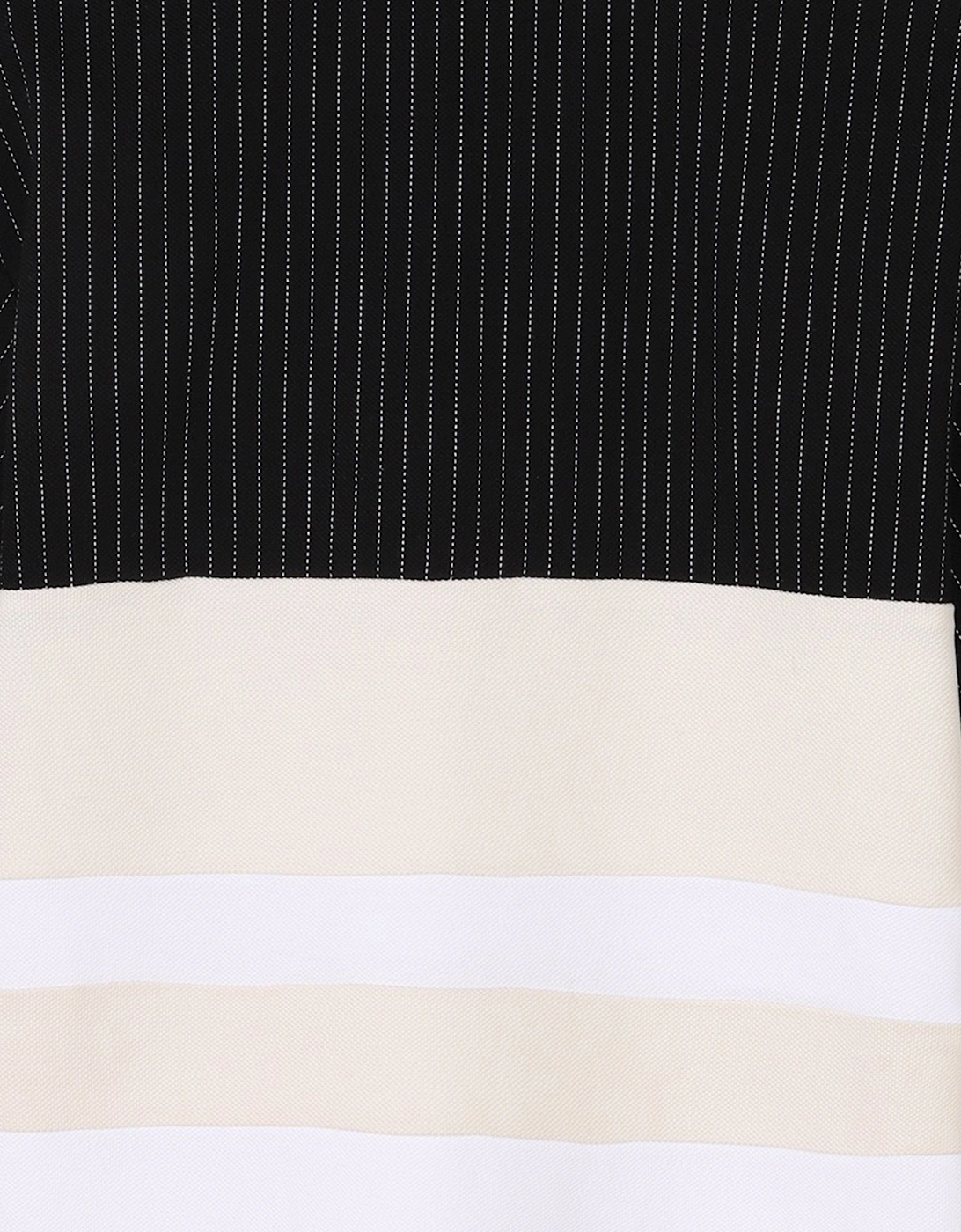 BOSS Boys Striped Logo Polo Shirt in Black