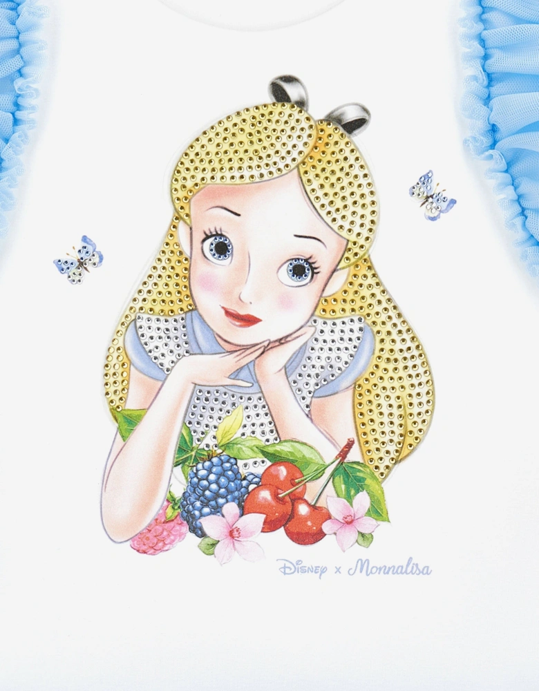 Girls Alice In Wonderland Dress in Blue