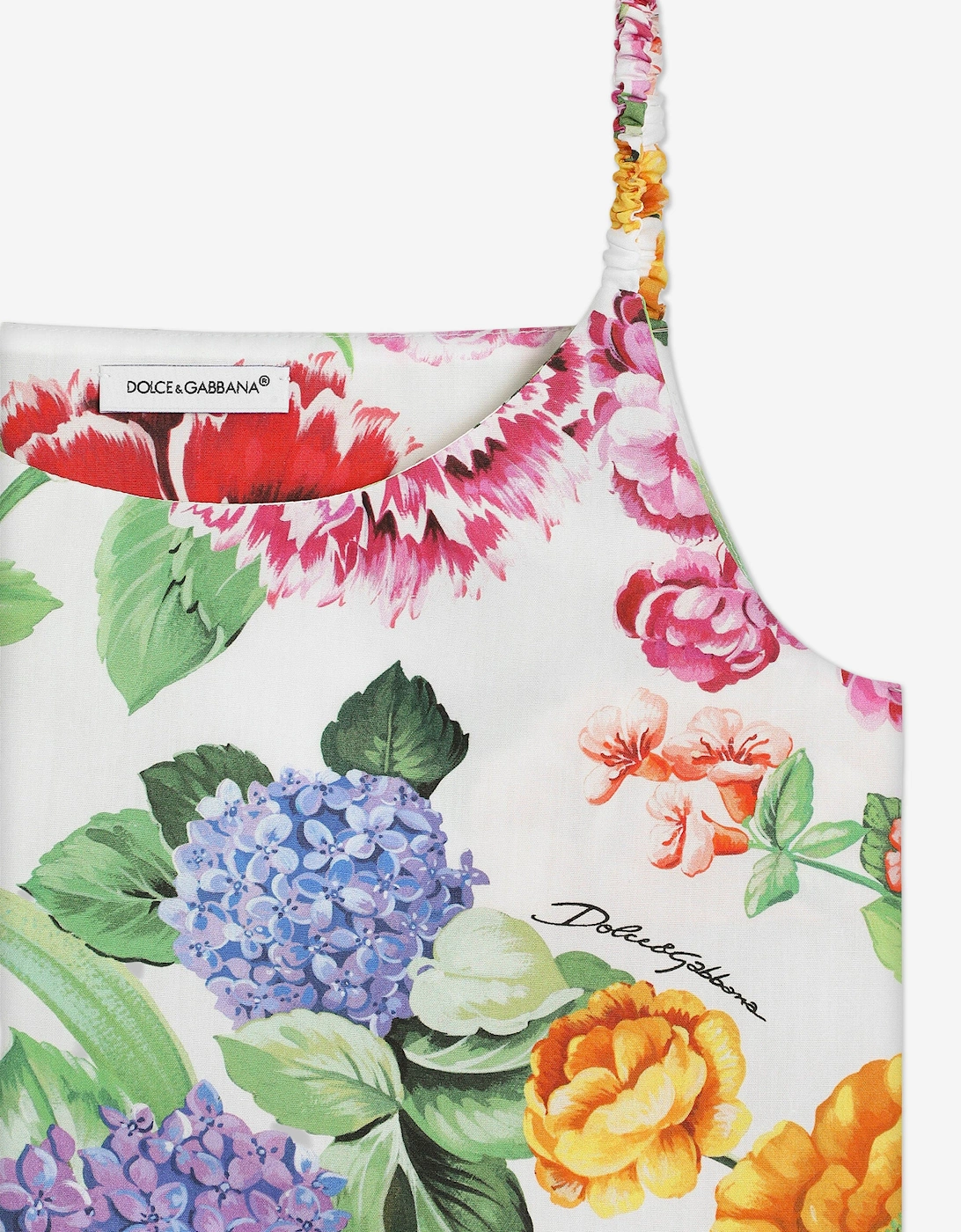 Girls Floral Print Short Set in Multicolour