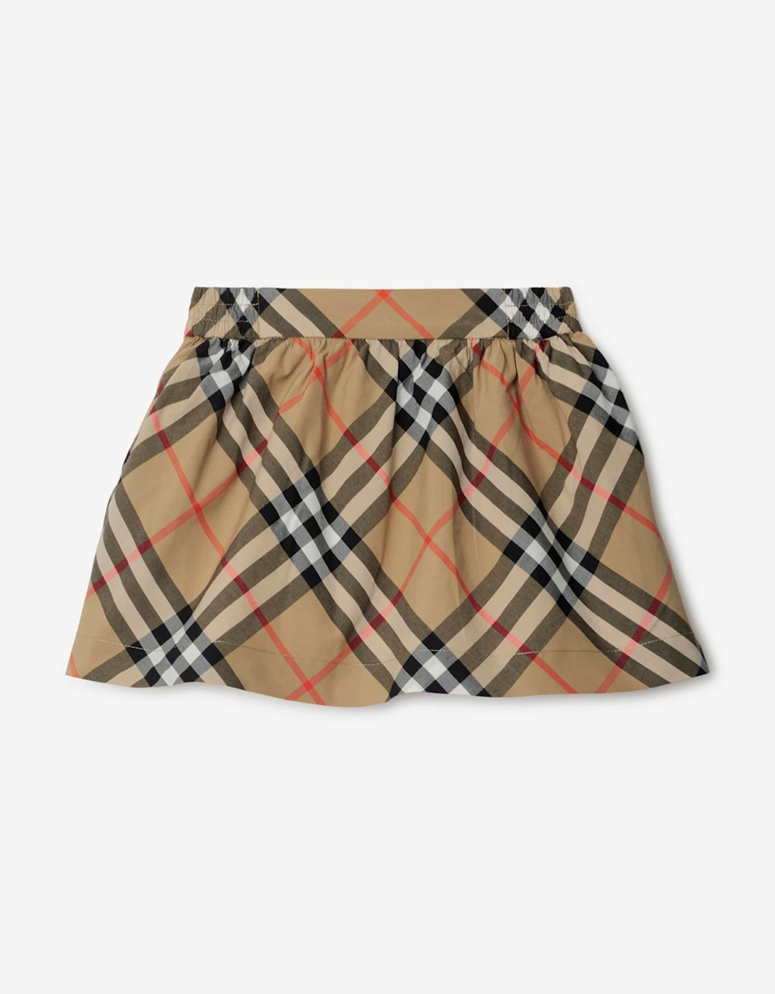 Baby Girls Check Kelsey Skirt in Beige, 5 of 4