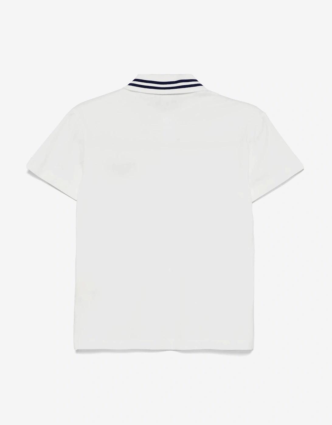 Boys Logo Polo Shirt in White
