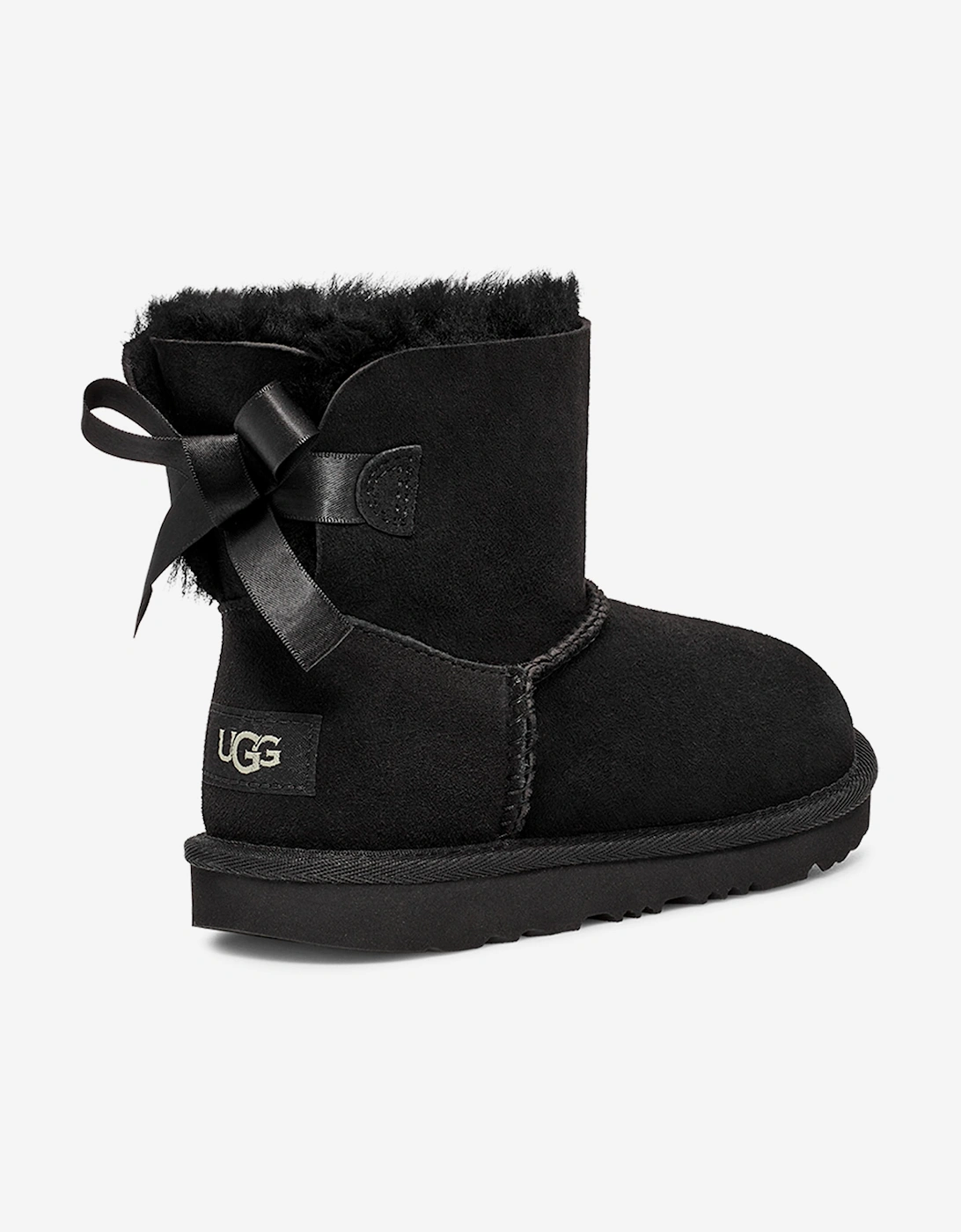 Girls Mini Bailey Bow II Boots in Black