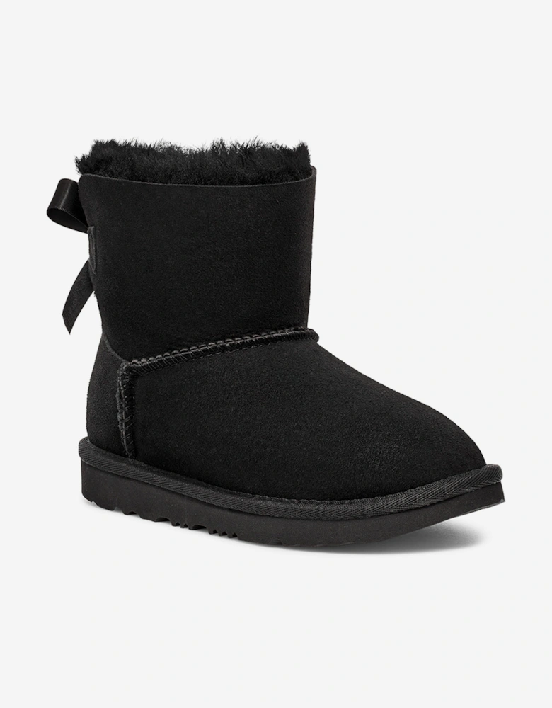 Girls Mini Bailey Bow II Boots in Black