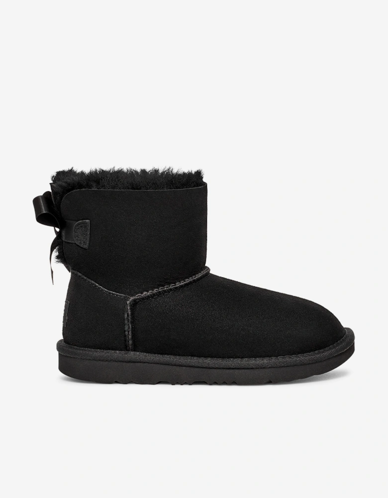 Girls Mini Bailey Bow II Boots in Black