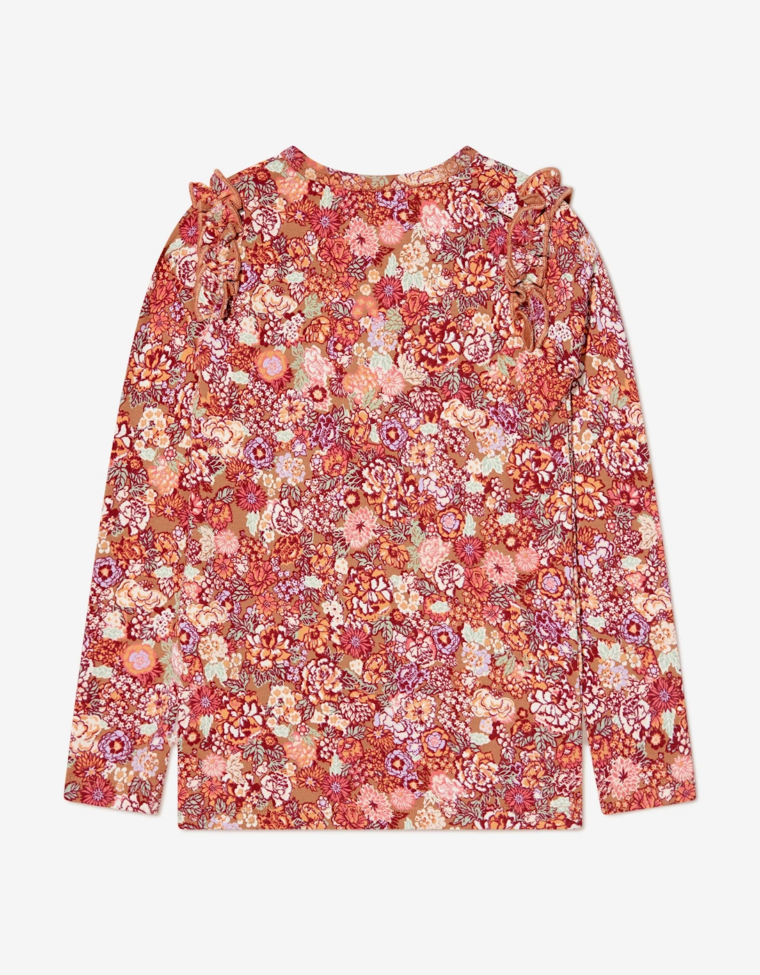 Baby Girls Organic Cotton Long Sleeve T-Shirt in Pink