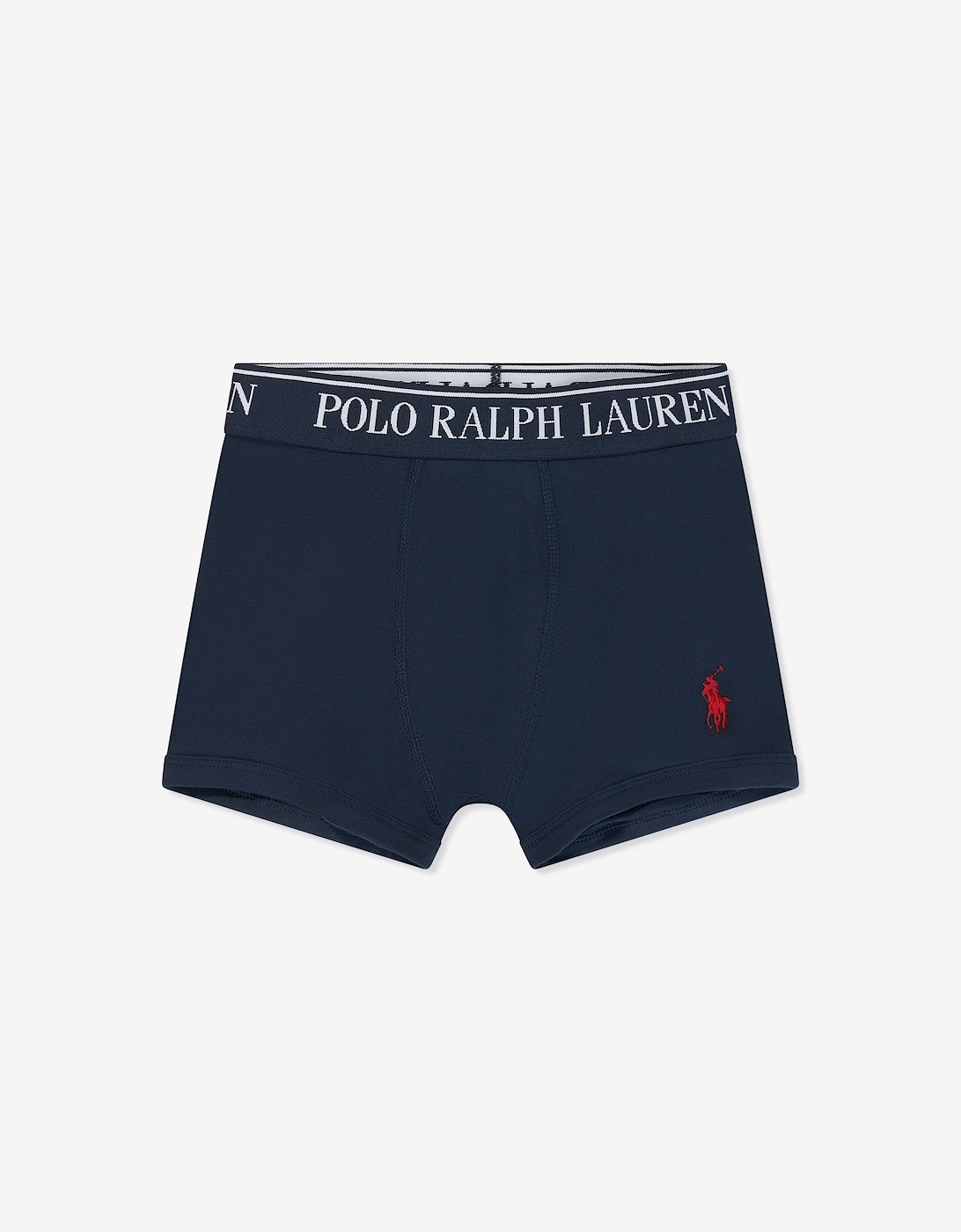 Boys Cotton Stretch 3 Pack Boxer Shorts Set in Blue