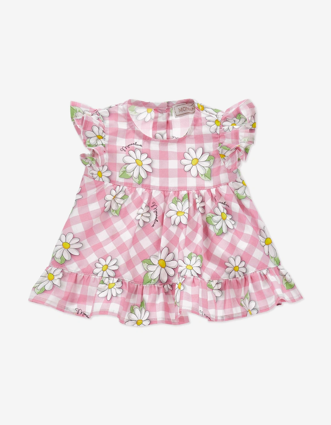 Baby Girls Daisy Dress and Bloomers Set in Pink
