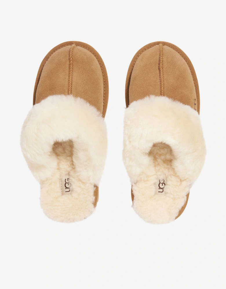 Girls Cozy II Slippers in Brown