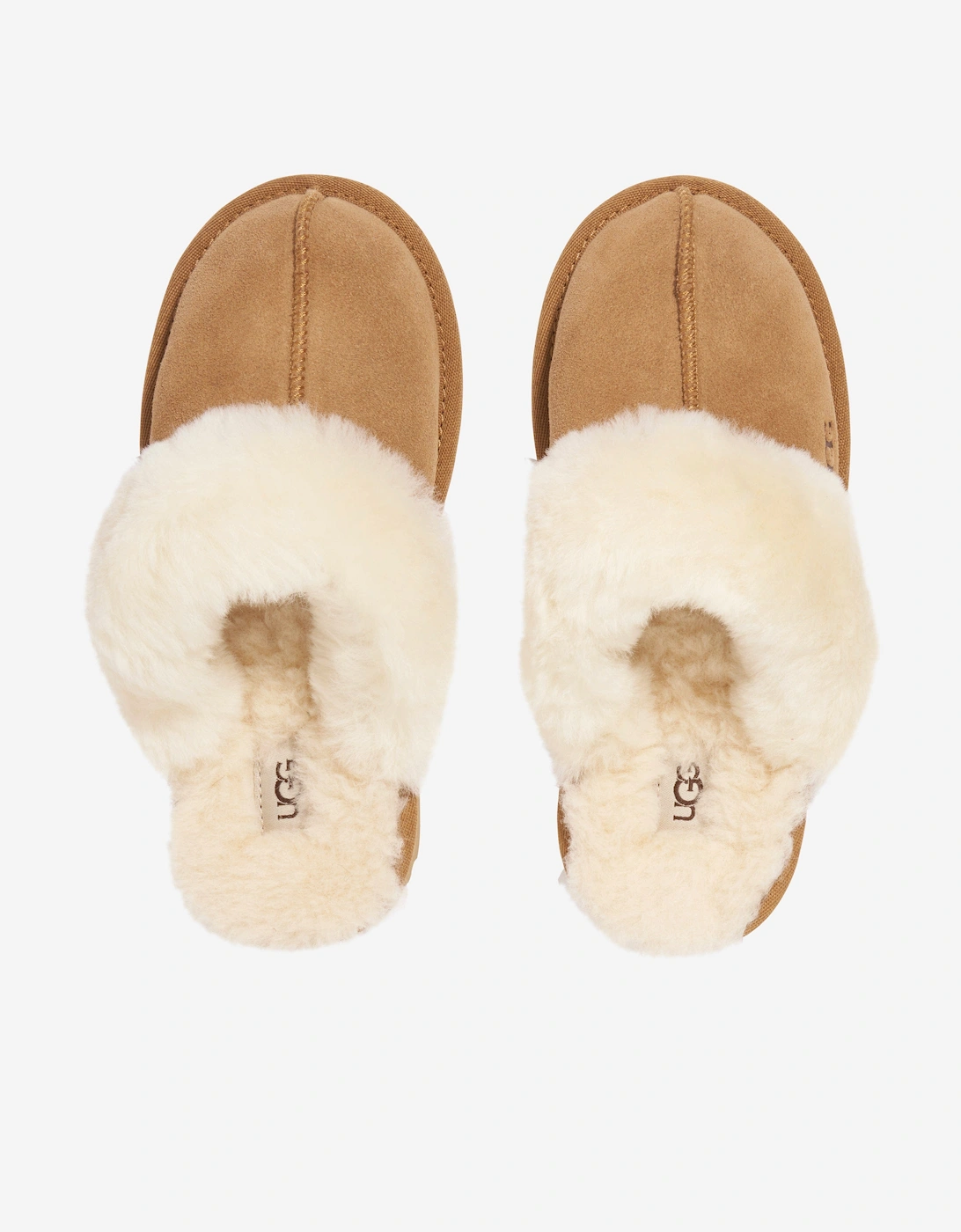 Girls Cozy II Slippers in Brown