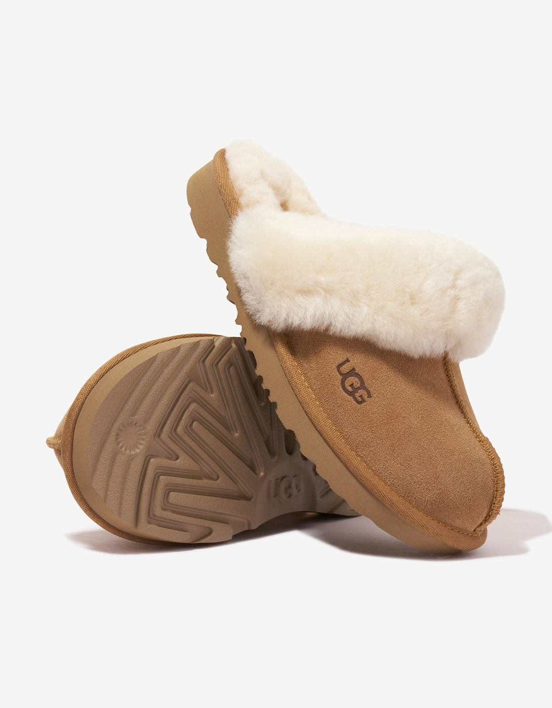 Girls Cozy II Slippers in Brown
