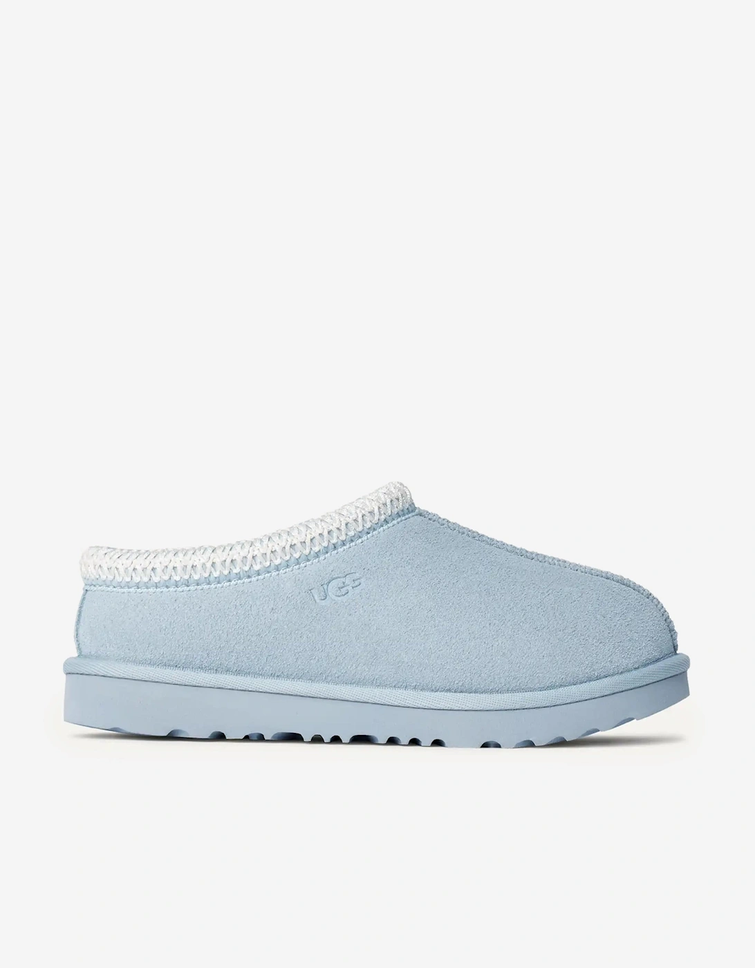 Kids Suede Tasman II Slippers in Blue, 5 of 4