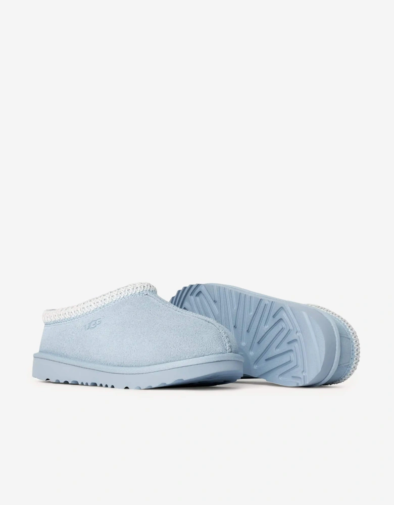 Kids Suede Tasman II Slippers in Blue