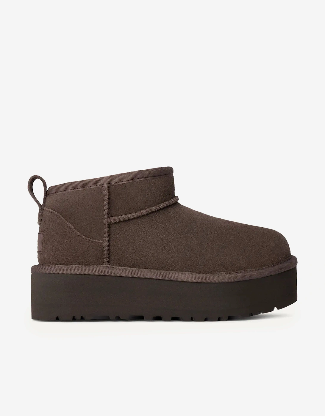 Girls Classic Ultra Mini Platform Boots in Brown, 5 of 4