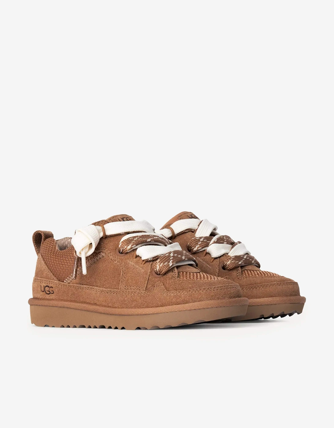Ugg Kids Lo Lowmel Trainer - Chestnut - Image 5