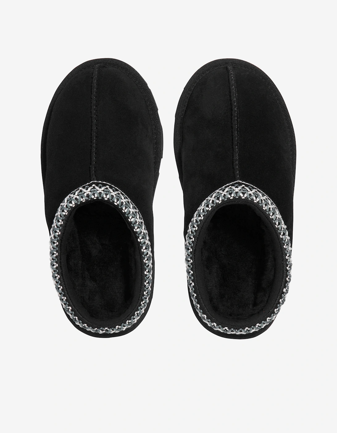 Kids Tasman II Slippers in Black