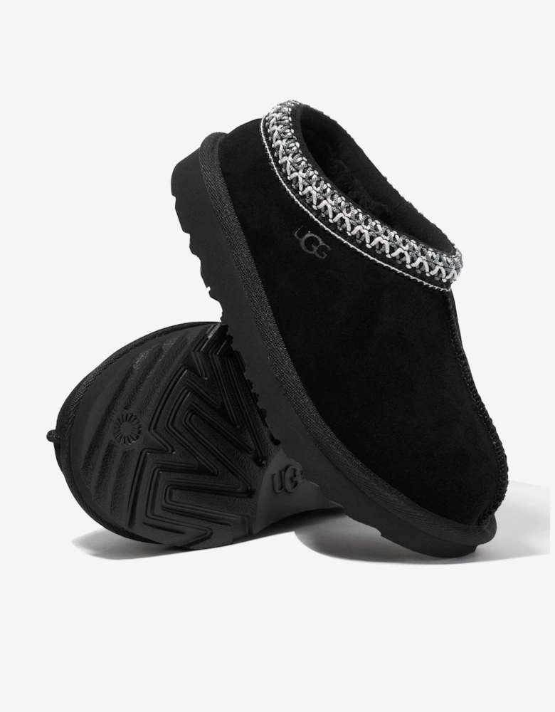 Kids Tasman II Slippers in Black