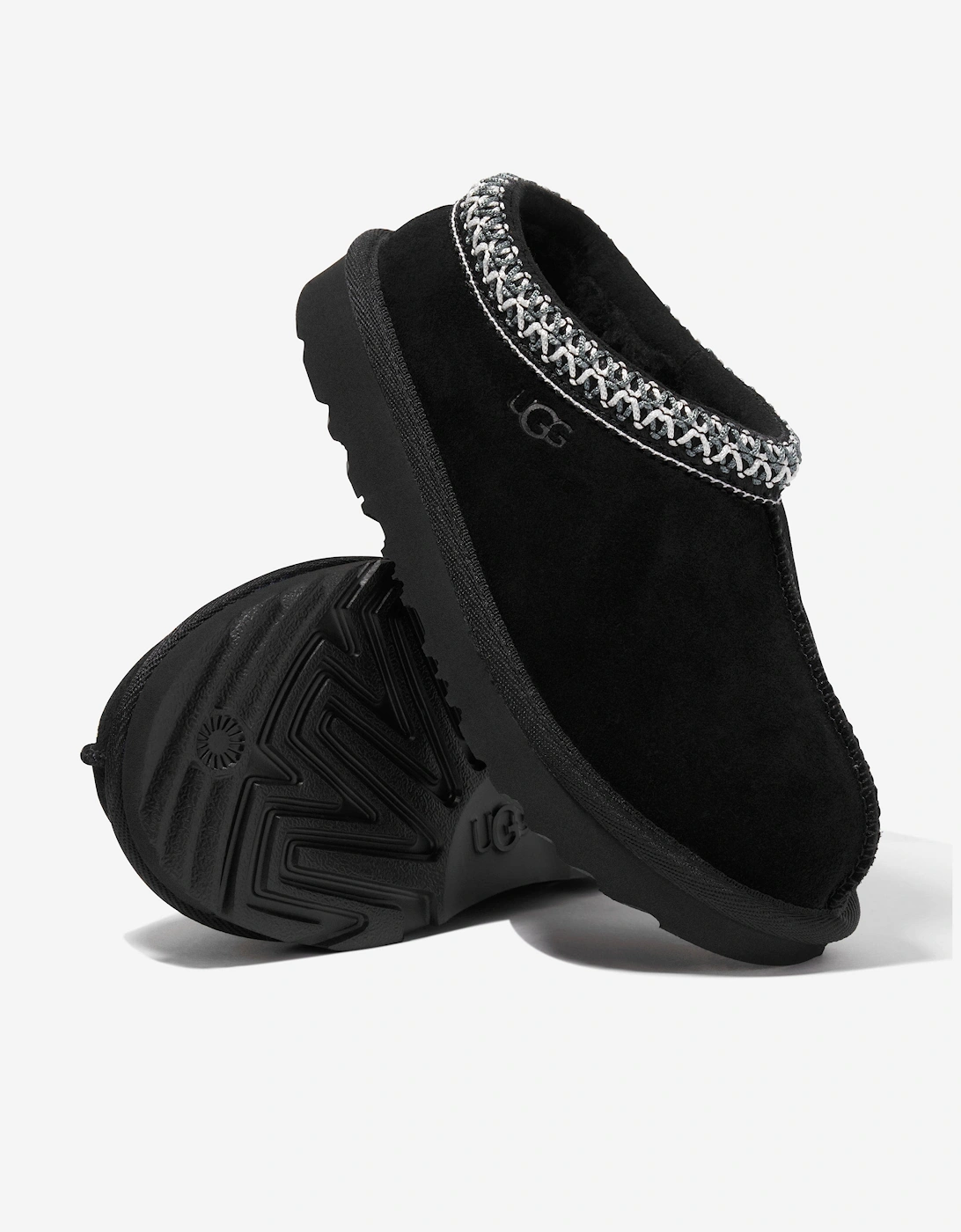 Kids Tasman II Slippers in Black