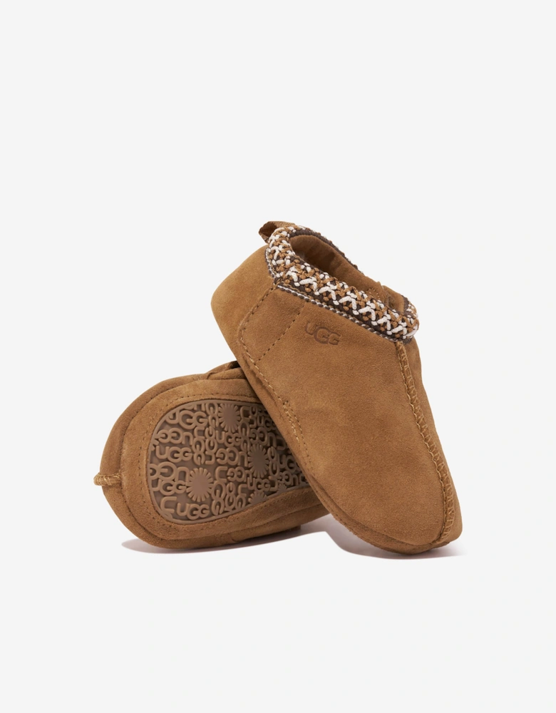 Baby Tasman Slippers in Brown