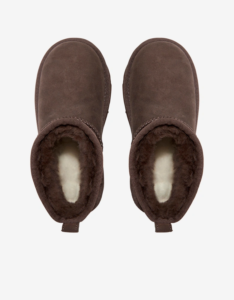Kids Classic Ultra Mini Boots in Brown