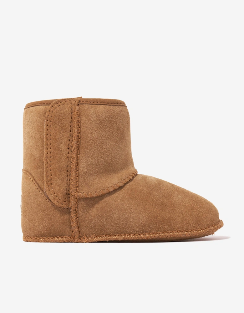 Baby Classic Booties in Brown