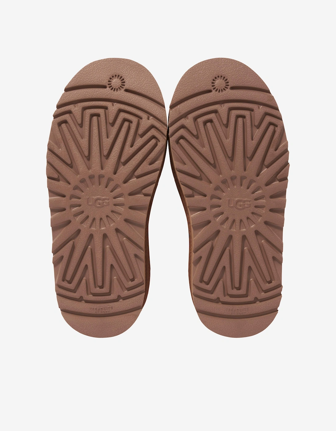 Girls Classic Mini Platform Boots in Brown