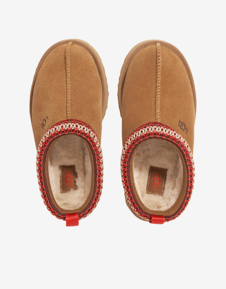 Girls Tazz Slippers in Brown