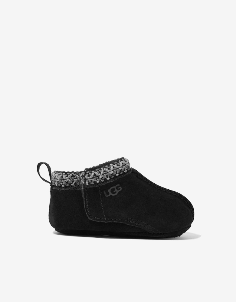 Baby Tasman Slippers in Black
